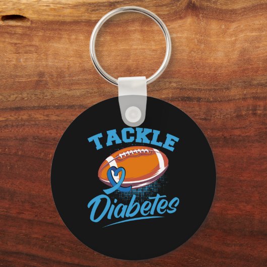 Porte-clés T1D Guerrier Sensibilisation au diabète Lutte cont (Recto)