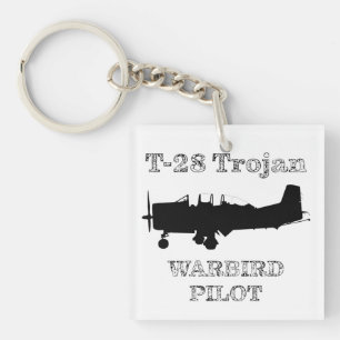 Porte-clés T-28 Trojan Warbird Pilot