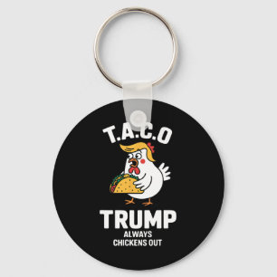 Porte-clés T.a.c.o Trump Abandonne Toujours Funny Anti Trump