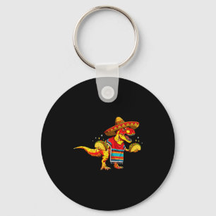 Porte-clés T-rex dinosaure amateur de tacos cinco de mayo som