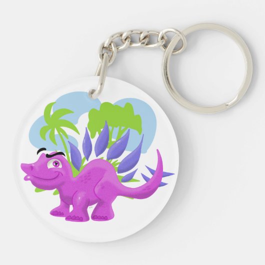 Porte-clés T-Rex et Porte - clé Stegosaurus (Dos)