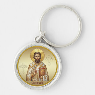 Porte-clés T-Shirt à l'icône orthodoxe de Saint Sava