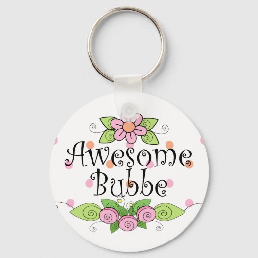 Porte-clés T-shirt Awesome Bubbe (Recto)