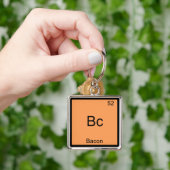 Porte-clés T-Shirt Bc - Élément de Chimie Drôle de Bacon Meme (main)