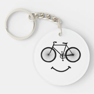 Porte-clés T-Shirt Bicycle et Smile Vélo Tee Shirt Noir