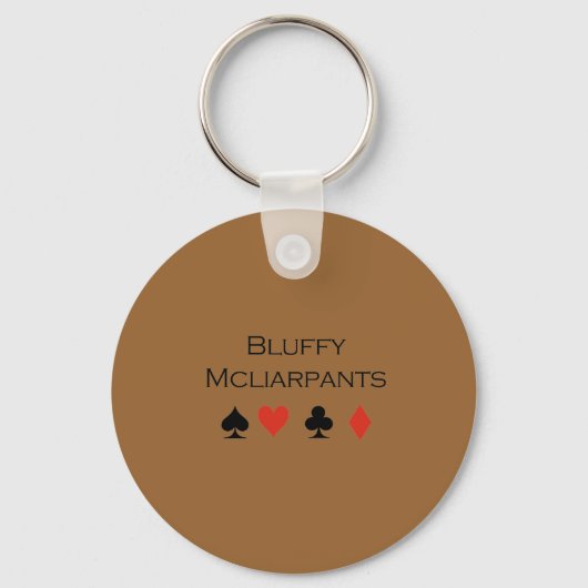 Porte-clés T-shirt Bluffy Mcliarpants (Recto)