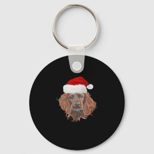 Porte-clés T-Shirt classique de Christmas Irish Setter