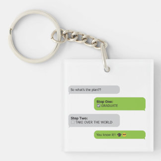 Porte-clés T-shirt Conversation du plan d'études