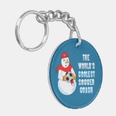 Porte-clés T-shirt Coolest Soccer Cooler (Devant gauche)