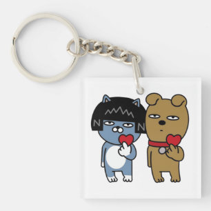 Porte-clés T-shirt Couple - Frodo & Neo