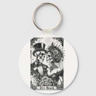 Porte-clés T-shirt de fête de bachelorette gothique Tarot de