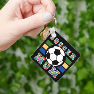 Porte-clés T-Shirt de maman de foot