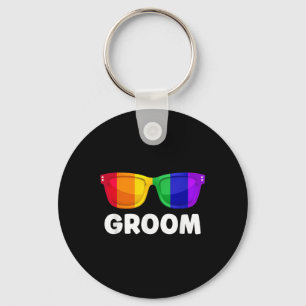 Porte-clés T-shirt de mariage pour enterrement de vie de garç