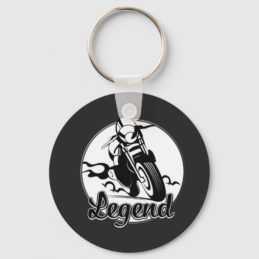 Porte-clés T-Shirt de moto Legend (Recto)