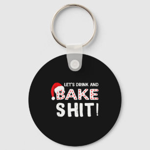 Porte-clés T-shirt de Noël drôle pour adultes, Cuisine et boi