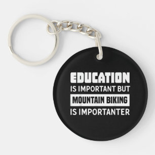Porte-clés T-shirt drôle de vélo de montagne - Vélo de montag