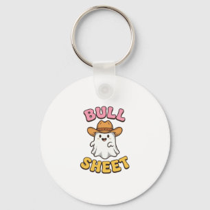 Porte-clés T-shirt drôle vintage cowboy fantôme mignon Bull S