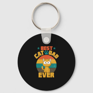 Porte-clés T-shirt Funny Cat Daddy Father