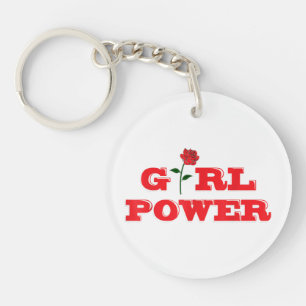 Porte-clés T-shirt Girl Power - Femmes féministes fantastique