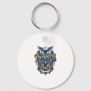 Porte-clés T-shirt graphique vectoriel de Noël patriotique (2