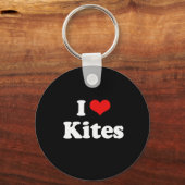 Porte-clés T-shirt I Love Kites (Recto)