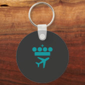 Porte-clés T-shirt indispensable pour les marchandises de KLM (Recto)