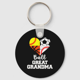 Porte-clés T-shirt Ll Great Grandma Soccer Softll Sketll