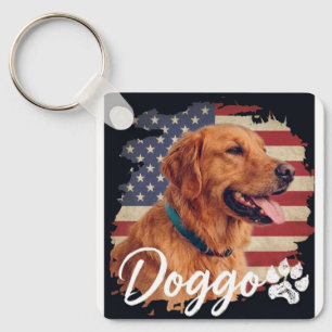 Porte-clés T-shirt Maman Chien Mignon pour Amoureux d'Animaux