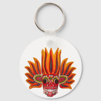 Porte-clés T-shirt Masque Feu