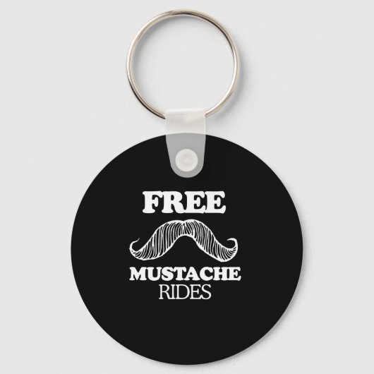 Porte-clés T-shirt MUSTACHE RIDES GRATUIT (Recto)