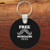 Porte-clés T-shirt MUSTACHE RIDES GRATUIT (Recto)