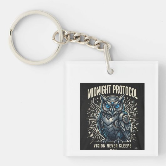 Porte-clés T-Shirt Owl Protocole de Minuit (Devant)