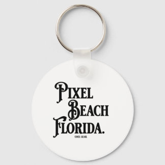 Porte-clés T-Shirt Pixel Beach Floride