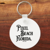 Porte-clés T-Shirt Pixel Beach Floride (Recto)