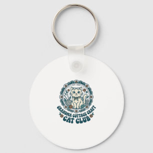 Porte-clés T-shirt pour grand-mère amateur de chat et d'artis