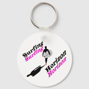Porte-clés T-shirt pour l'horizon de surf