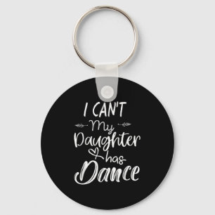 Porte-clés T-shirt pour maman, T-shirt de danse - Je ne peux