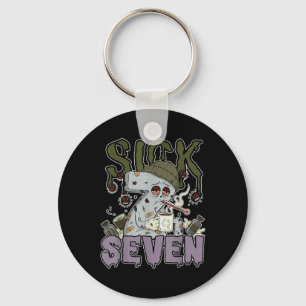 Porte-clés T-shirt Sick Seven Meme 67 Six Seven jeu de mots d