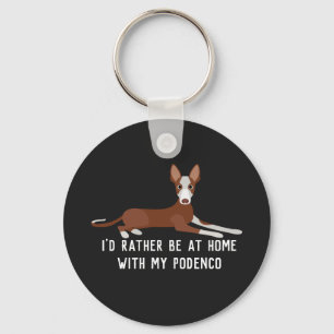 Porte-clés T-shirt Slogan Podenco Personnalisé