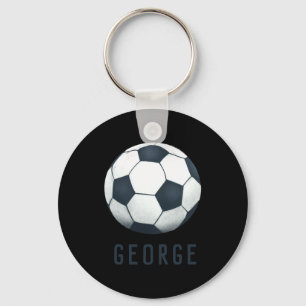 Porte-clés T Shirt Sport de Football Moderne Bleu pour Garçon