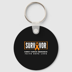 Porte-clés T-shirt survivant du cancer du rein - cancer du re