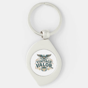 Porte-clés T-Shirt Vintage Valor Rétro Patriotique