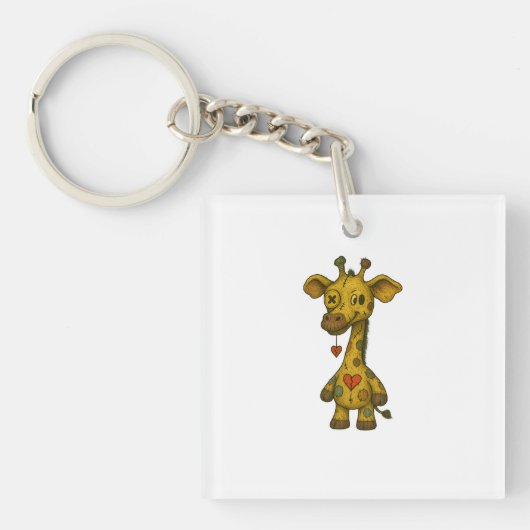 Porte-clés T-shirt Voodoo Girafe – Hauteurs Sincères (Devant)