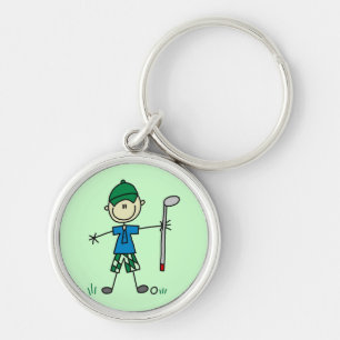 Porte-clés T-shirts de golfeur et cadeaux