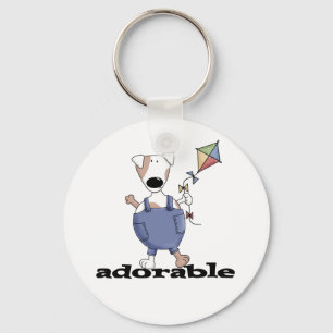 Porte-clés T-shirts et cadeaux adorables de chien
