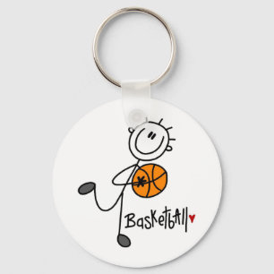 Porte-clés T-shirts et cadeaux basiques de basket-ball à figu