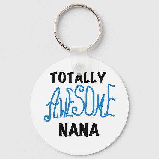 Porte-clés T-shirts et cadeaux bleus totalement (Recto)