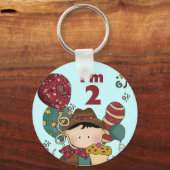 Porte-clés T-shirts et cadeaux Cowboy 2e anniversaire (Recto)