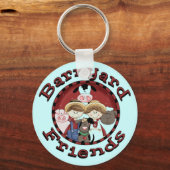 Porte-clés T-shirts et cadeaux d'amis de basse-cour (Recto)