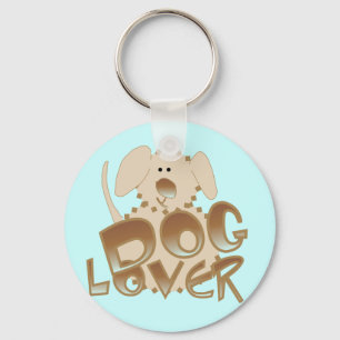 Porte-clés T-shirts et cadeaux d'amoureux des chiens de Brown